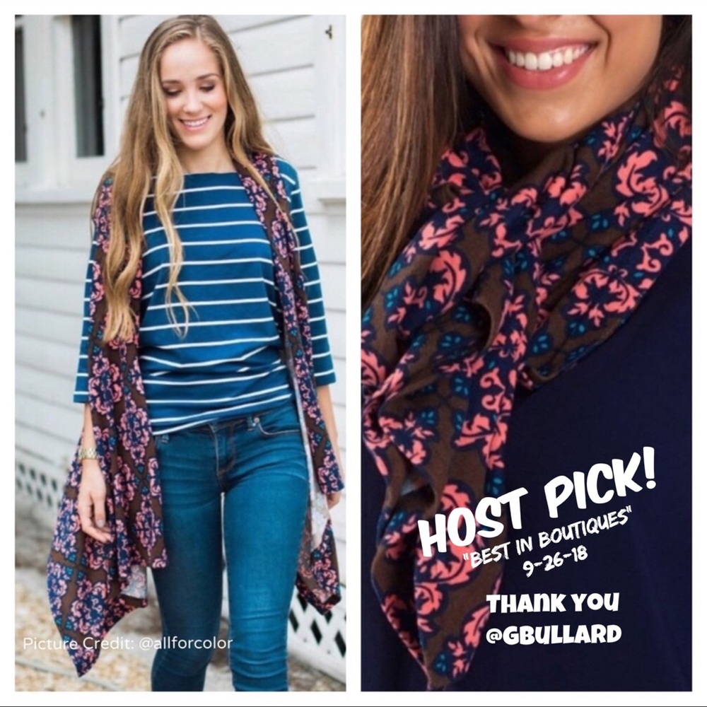 πΏ Open Front Vest/SCARF πΏ - Picture 4 of 9